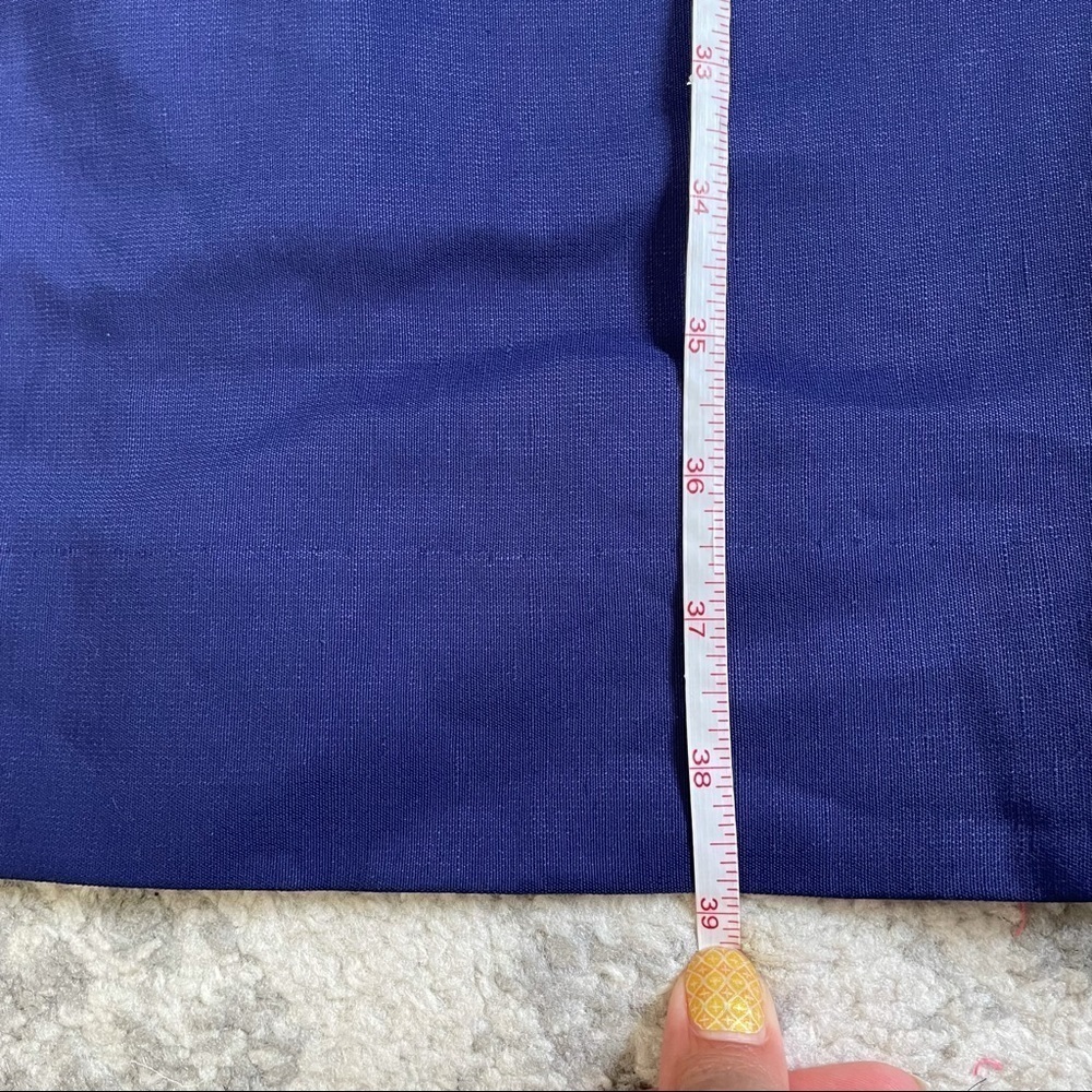 Lela Rose Royal Blue Linen & Silk Sheath Dress 4 - Picture 10 of 15